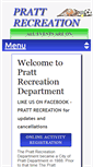 Mobile Screenshot of prattrecreation.com