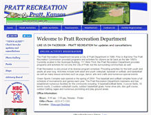 Tablet Screenshot of prattrecreation.com